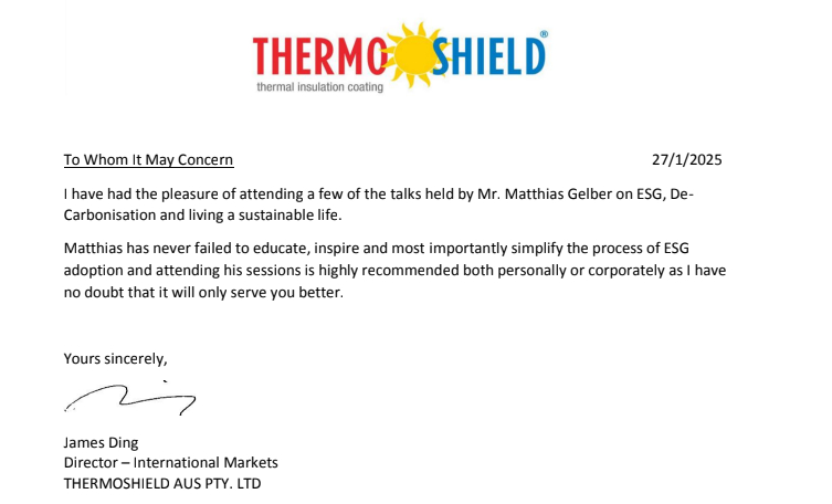 Testimonial from James Ding of Thermoshield